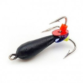 Мормышка V37 Чёрт2,5 0,5гр. черный