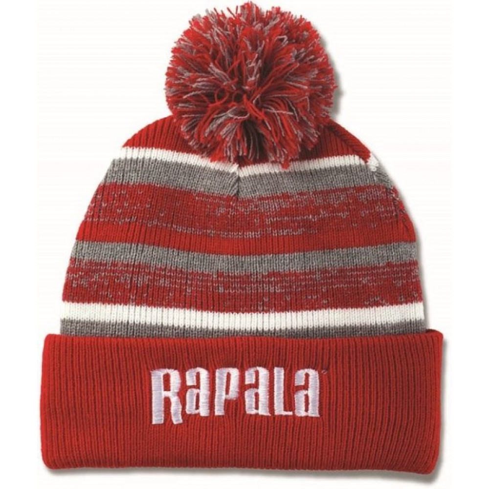 Шапка RAPALA красная с белым логотипом RAPB3