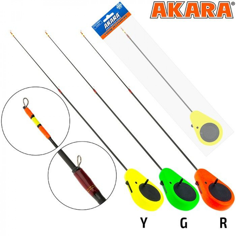 Удочка зимняя Akara SК-2T 2-х составная 2-8гр